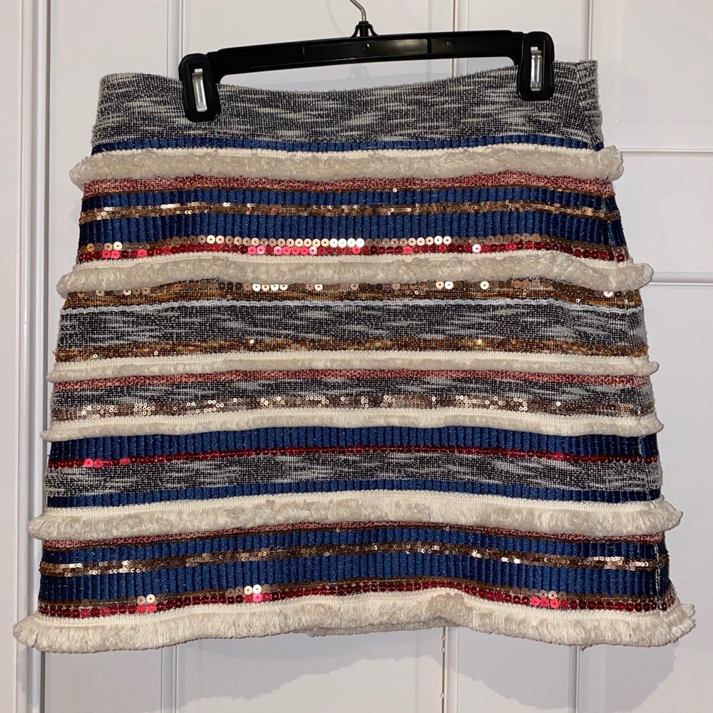 Anthropologie Moulinette Soeurs embellished skirt